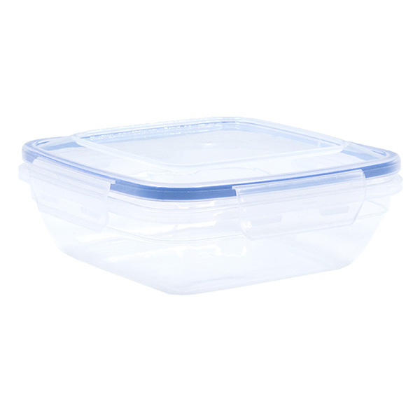 Контейнер за съхранение 1л 17,5/17,5/7см квадратен