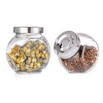 Буркан за подправки наклонен метална капачка 0,180 литра