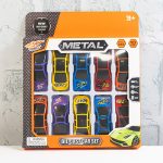 Кола метална спортна 3/7 см 10 броя