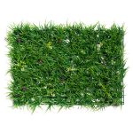 Изкуствена трева с цветя 40x60 см