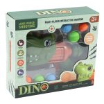 Пистолет динозавър с меки топчета 7 части 25/22,5см