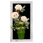 Картина 3D обемна божур 40/22 см розово