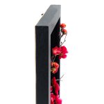 Картина 3D обемна черешов цвят 40/22 см червено