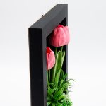 Картина 3D обемна лале 30/22 см розово