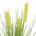 Изкуствено цвете 42 см папур зелено