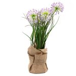 Изкуствено цвете 51 см глухарче розово