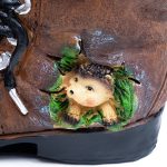 Градинска декорация кашпа таралеж и кубинка 20/7,5 см