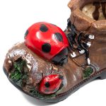 Градинска декорация кашпа калинки и кубинка 20/7,5 см