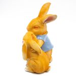 Градинска декорация влюбени зайци 14/26 см