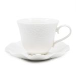 Сервиз за капучино 12 части 0.220 литра дантела чиния вълни