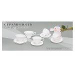 Сервиз за капучино 12 части 0.220 литра кант дантела