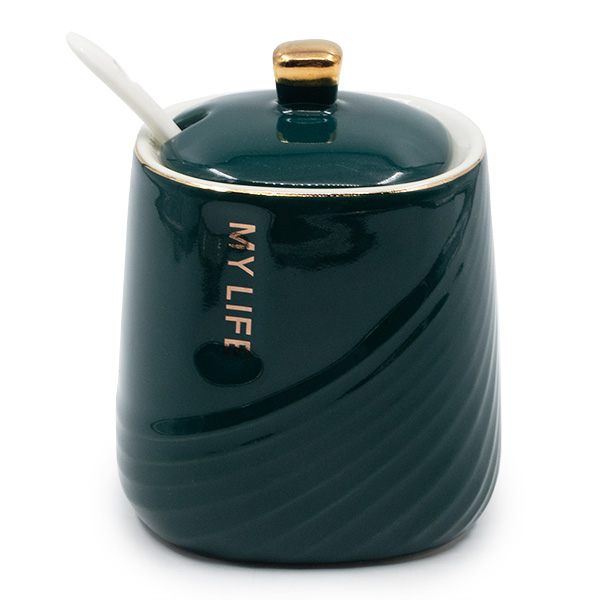 Захарница 8/7 см тюркоазено зелено