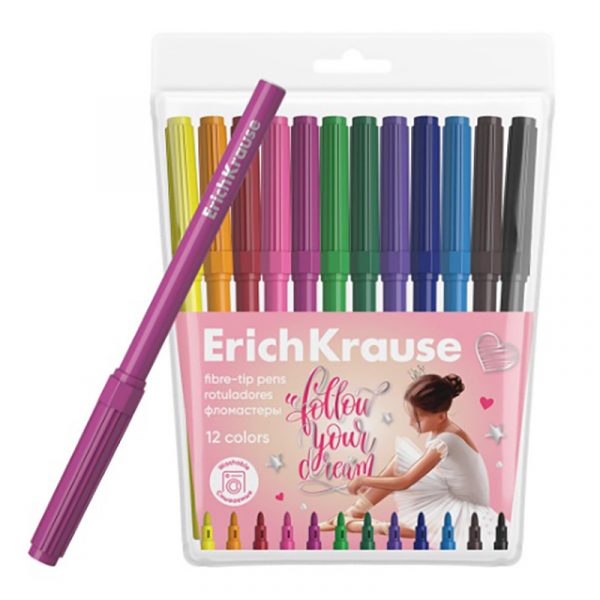 Флумастери 12 цвята Pointes