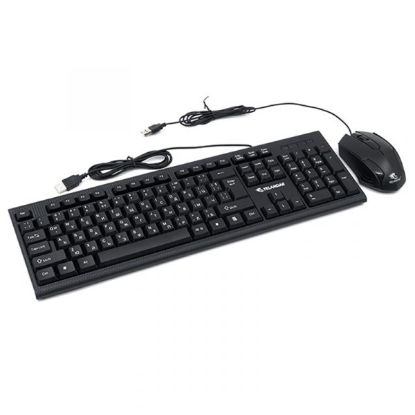 Комплект клавиатура и мишка с кабел КТ958