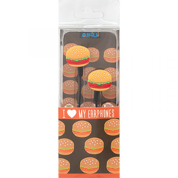 Слушалки с кабел храни бургер