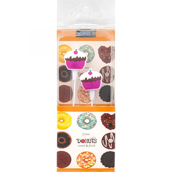 Слушалки с кабел сладкиши къпкейк