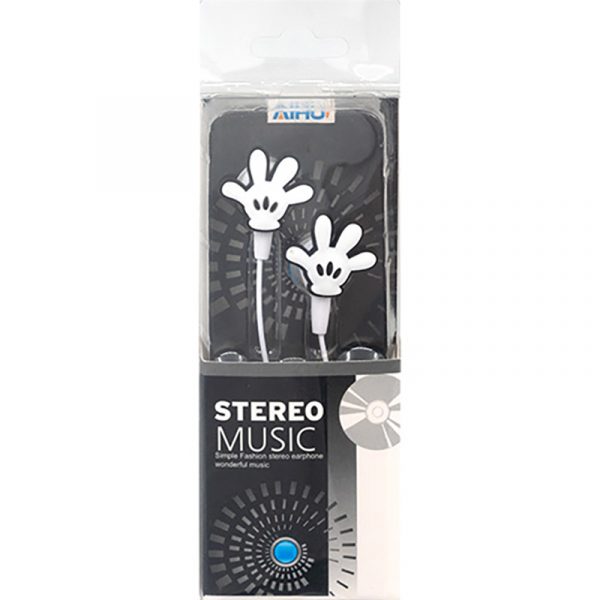 Слушалки с кабел тийн ръкавица