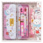 Комплект ученически 9 части с метален несесер 2 нива