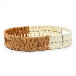 Поднос овал 3 броя 36/32/28 см. бежово/карамел - Image 2