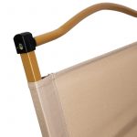 Стол сгъваем с подлакътници  53/49/76 см. слонова кост - Image 3