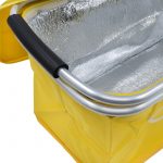 Кошница за пикник термо 23/27 см жълто - Image 4