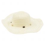 Шапка дамска капела с дървени топчета