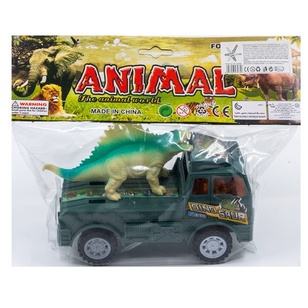 камион с динозавър