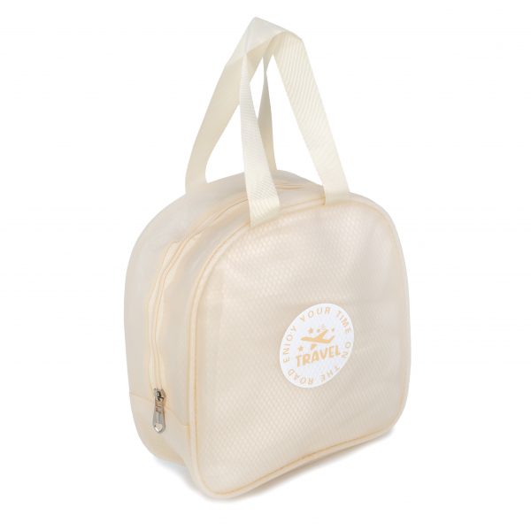 Несесер козметичен 23/22/10 см бежово