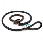 Повод кожен с нашийник 1.5см/1.1.м - Image 2