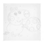 Рисуване по номера 20/20 см прасе с палитра - Image 2