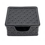 Салфетник с капак knitted 18х18х8 см - Image 2