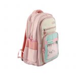 Раница с 2 отделения и 2 предни джоба и несесер Коте 40/30/12 см. розово/синьо - Image 3