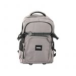 Раница с 2 отделения и преден джоб с панда 47/32/13см. сиво - Image 2