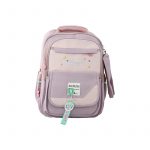 Раница с 2 отделения и 2 предни джоба и несесер 42/32/14 см. лилаво - Image 3