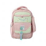 Раница с 2 отделения и 2 предни джоба и несесер 42/32/14 см. розово - Image 2