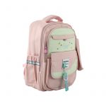 Раница с 2 отделения и 2 предни джоба и несесер 42/32/14 см. розово - Image 3