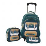 Раница тролей с 2 отделения, несесер и чанта за обяд 40/30/15см. динозавър - Image 3