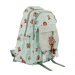 Раница с 2 отделения и преден джоб 46/31/15см. принт капибара зелено - Image 3