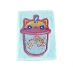 Бележник А5 72 листа пухен с чаша коте - Image 2