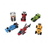 Комплект превозни средства метални 6 броя 7.5/3.5см - Image 2