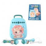 Микрофон с озвучител синьо 18.5/9/26 см - Image 2