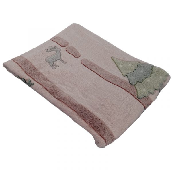 коледно одеяло червено меко 2