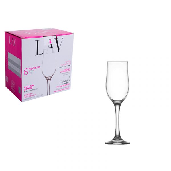 стъклени чаши за шампанско