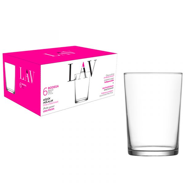 комплект от стъклени чаши 6 броя