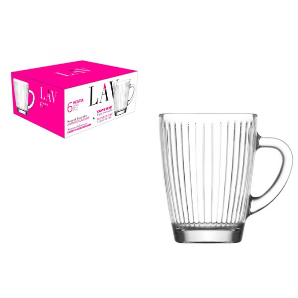 стъклена чаша с дръжка