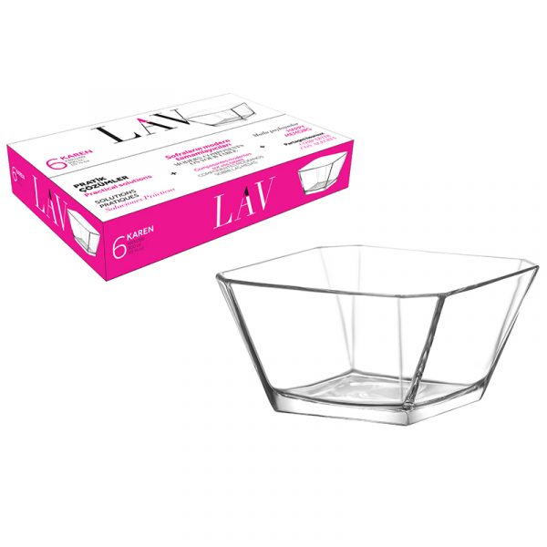 стъклени купички Karen комплект от 6 бгроя