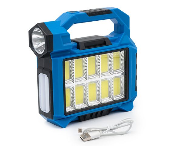 Соларен LED Фенер с USB – Преносим Фенер за Къмпинг и Аварийно Осветление