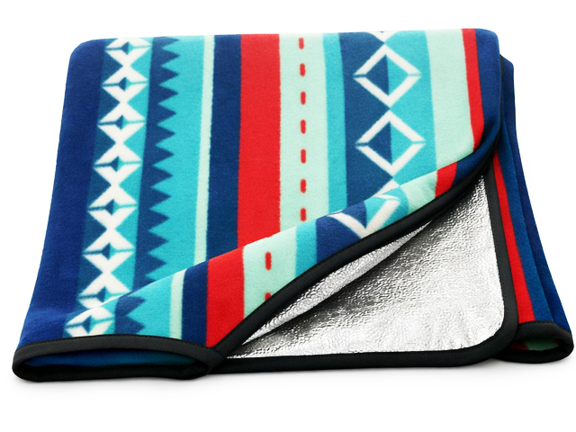 одеяло за пикник 150/180 см. синьо/тюркоаз