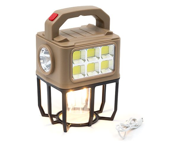 Соларна LED Лампа с USB – Лампа за Градина и Къмпинг