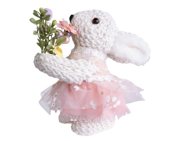 великденска декорация заек с рокля